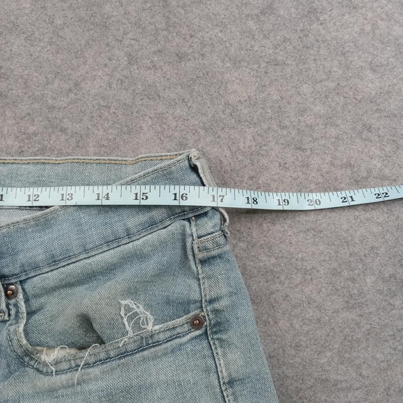 Levi S61 Jeans Men 33x30 Signature‎ Strauss Work Blue Relax Straight Distressed - Picture 2 of 13